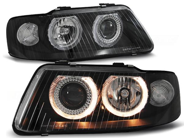 Design Angel Eyes Scheinwerfer für Audi A3 (8L) 00-03 schwarz